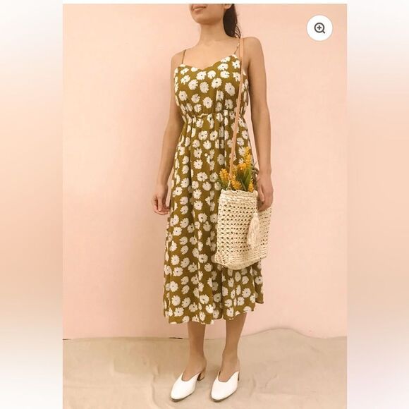 The Korner Floral midi Dress - Picture 1 of 9